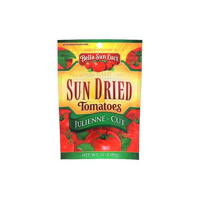 Bella Sun Luci Sun Dried Julienne Cut Tomatoes, Vegan, 3