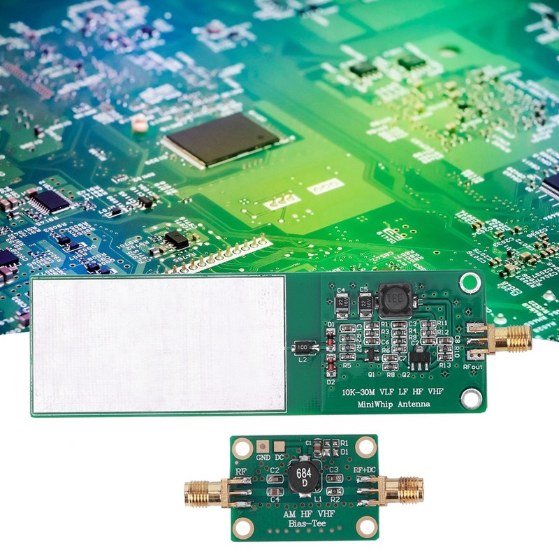 2Pcs MiniWhip Active Antenna RTLSDR Short Wave Radio Receiver Electronic