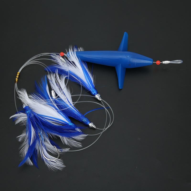 Schwertfisch Feather Tuna Artificial Fishing Lure Tease Accessories for Large