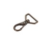 Buckleguy.com 220 Antique Brass, Mini Swivel Lever Snap, Solid Brass-LL,