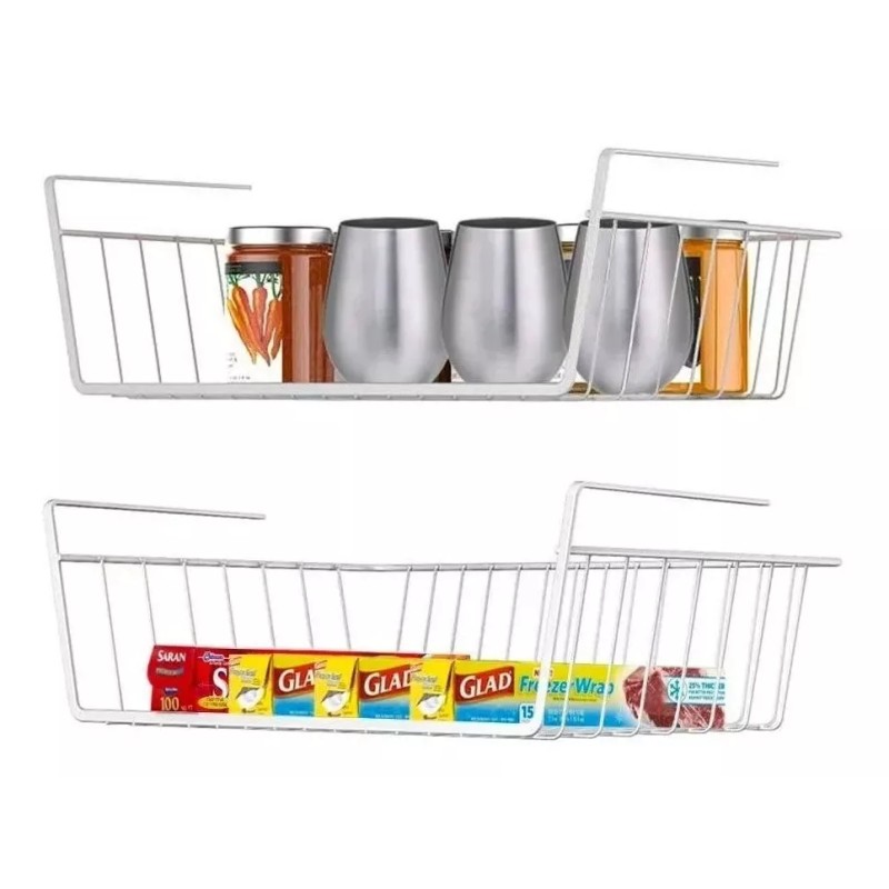 ArgenMex Pack X3 Repisas Colgante Estante Metal Org Alacena Despensa