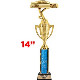 Car Trophy - 14" Custom Auto Trophies Great for Race Car Trophies and Corvette Trophy Awards