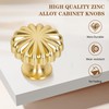 SUHENOVAX 10 Pcs Brushed Gold Cabinet Knobs Drawer Knobs Gold