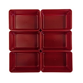若泉 Lacquerware Well, for 仕切 7 Dimension 校倉 Generals Tang (Small) 6 Pack for 仕切 Vermillion 6 Piece H – 158 – 29