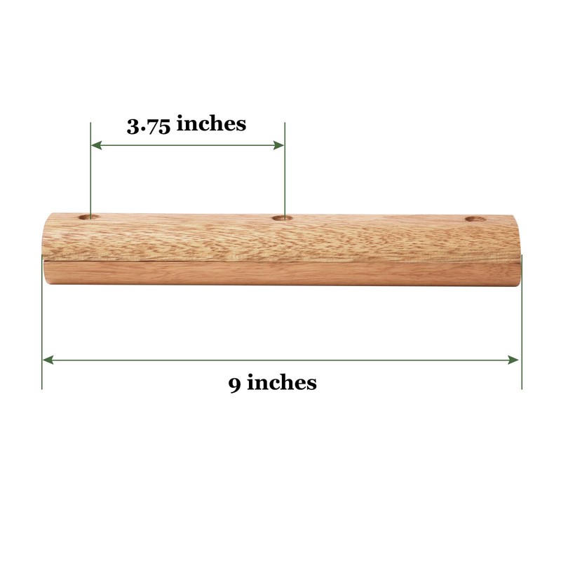 FIRELOOP 9 Inch Wooden Handle Replacement Large,Big Green Color Egg