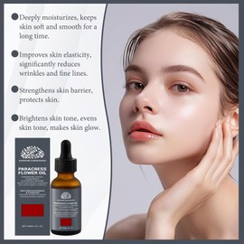 3PCS Paracress Facial Oil, Paracress Facial Serum Organic, Paracress Anti-Wrinkle Serum, Collagen Serum for Face, Face Serum for Women, Reduce Smooth Fine Lines and Wrinkles, for All Skin Types