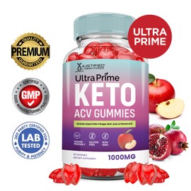 Justified Laboratories (10 Pack) Ultra Prime Keto ACV Gummies Advanced Formula 1000MG UltraPrime Keto Gummies Apple Cider Vinegar Formulated with Pomegranate Beet Juice Powder B12 Vegan Non GMO 600 Gummys