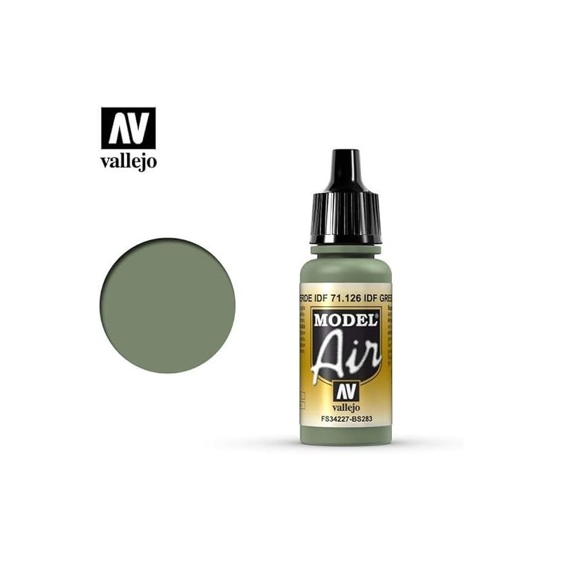 Vallejo IDF Green Paint, 17ml