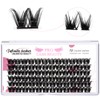 Cluster Eyelashes, Pack of 72, DIY Individual Eyelash Extensions, Juliet-Style