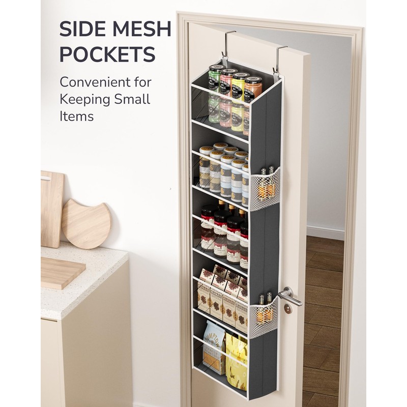 ULG Clear Over The Door PVC Organizer with 4 Pockets