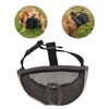 Adjustable Bulldog Mask Bite and Barking Dog Muzzle Eye Closed