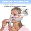 Silk CPAP Neck Pad for CPAP Headgear, Sky Blue CPAP