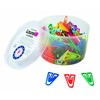 Laurel Paperclips Plastic Non-magnetising 35mm Assorted Colours Ref 25918 [Pack