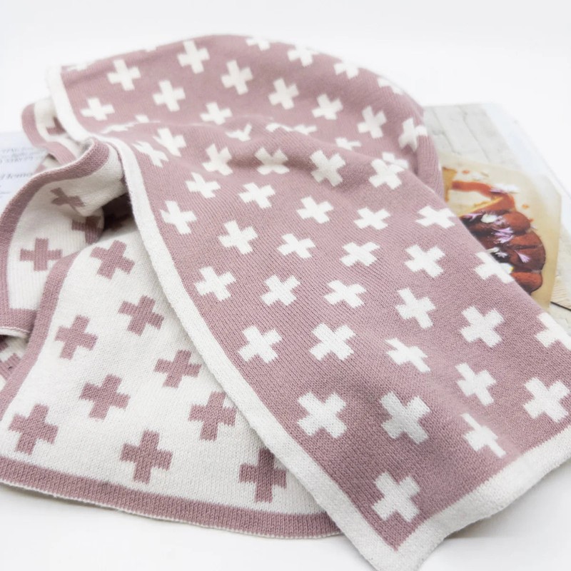 Ecovask Kitchen Tea Towel Single Organic Cotton, Denim +