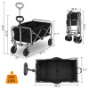 efunmodern Heavy Duty Folding Wagon Cart 220lb Utility Wagon for