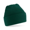 Beechfield Turn-up Beanie Baseball Cap, Green (Bottle Green), One Size