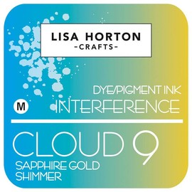 Lisa Horton Crafts Cloud 9 Shimmer Interference Ink Pad Sapphire Gold
