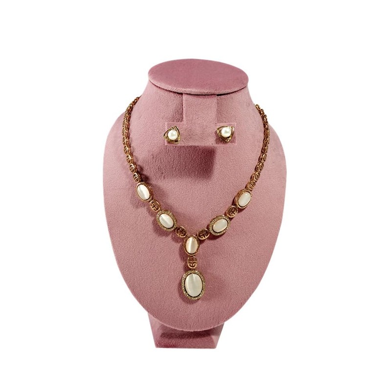 SCIKHEFT Jewelry Bust Necklace Display Stand For Vendors Necklace Display