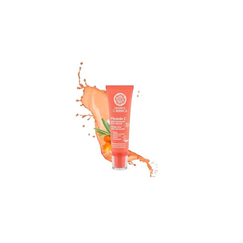 Natura Siberica Crema antioxidante para contorno de ojos con Vitamina-C,