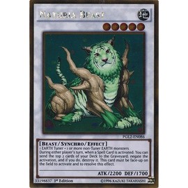 YU-GI-OH! - Naturia Beast (PGL2-EN086) - Premium Gold: Return of The Bling - 1st Edition - Gold Rare