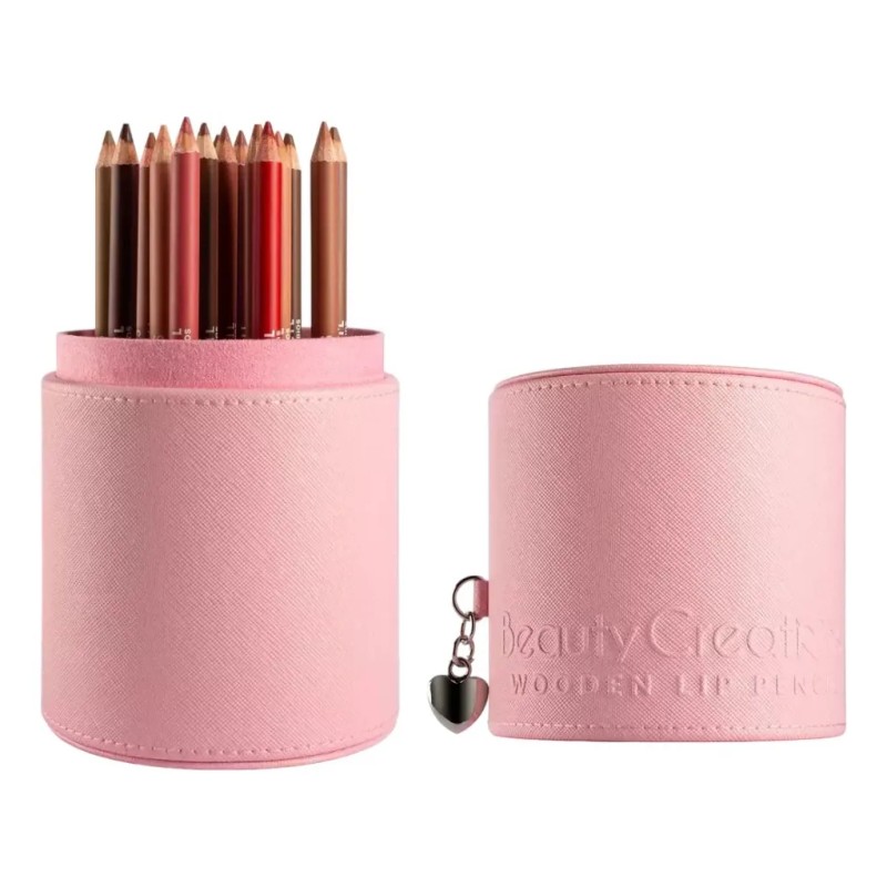 Set Delineadores Labios Beauty Creations 16 Tonos + Estuche Color