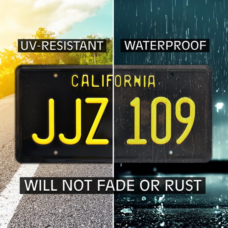 Bullitt | JJZ 109 | Metal Stamped License Plate
