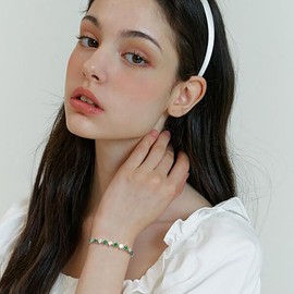 Suyi Bracelet for Womens Birthstone Bracelet Silver Tennis Cubic Zirconia Bracelets May