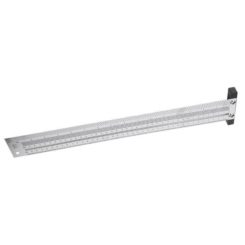 Ultra Precision Marking Ruler Stainless Steel Woodworking Scribing Ruler Gauging