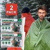 Soild Gears Outdoors Emergency Thermal Blanket, 210cm x 130cm Width,