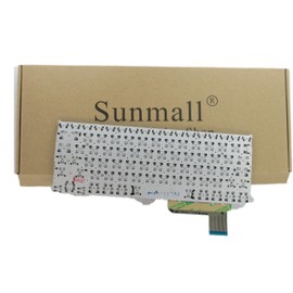 SUNMALL Laptop Replacement Keyboard Without Frame Compatible with ASUS X200 X201E X202E Q200 Q200E S200 S200E R200 R200E R201E F201E R202E Series, US Layout Black Color