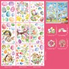 9 Sheets Easter Window Clings Decorations Cute Bunny Chicks Easter