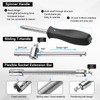 sourcing map 1/4" Drive Spinner Handle Chrome Vanadium Steel Drive