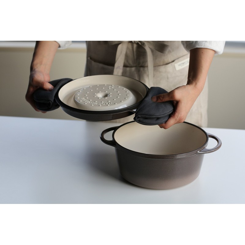 Vermicula 100% Organic Cotton Pot Holder (Set of 2) Potholders