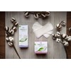 ORGANYC Hypoallergenic 100% Organic Cotton Panty Liners, flat, 24-count Boxes