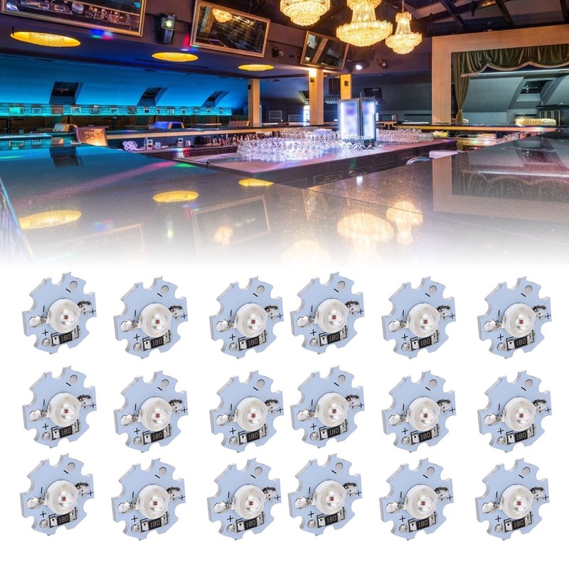 25Pcs 0.5W 5V High Power LED Lamp Bead Light Source