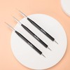 TEOYALL Nail Art Brushes, Nail Design Painting Brushes Builder Gel