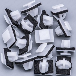 Rexka 15pcs Fender Flare and Door Moulding Clip with Sealer for Kia 87719-02500 Sorento