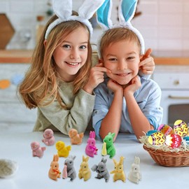 Easter Eggs Easter Eggs Full Of Toys For Kids Colorful Easter Toy Eggs With Chick Bunny Animal Easter Basket Stuffer (style1)