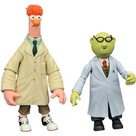 The Muppets Best of Series 2: Bunsen Honeydew & Beaker Action Figure Two-Pack, Multicolor