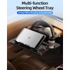 DICMKY Car Steering Wheel Tray Table, Height Adjustable Car Laptop