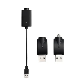 HMLXSH Smart USB 510 Thread Charger Cable with LED Conversion Indicator Light, 3-Piece Set Smart Overcharge Protection USB Adapter and Wireless Home Soldering Iron Charging (Black)