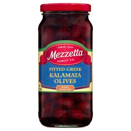 Mezzetta 3-Pack Greek Kalamata Olives - Pitted, Gluten-Free & Keto, 9.5 oz Jars