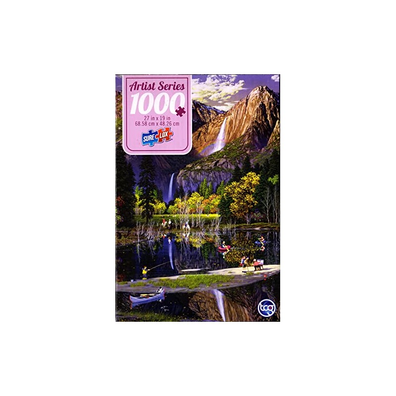 Yosemite Fall 1000 Piece Puzzle