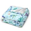 Majoug Sea Turtle Throw Blanket Flannel Fleece Bed Blanket Cozy