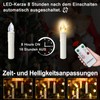 HENGMEI 40 Christmas LED Candles Wireless with Remote Control, Timer,