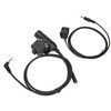 PTT Adapter with 90cm Cable Push to Talk Portable Headset