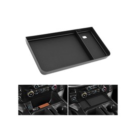 LUWU Center Console Organizer for 2021-2024 2025 Ford F150 & 2022-2024 F150 Lightning XLT Hidden Storage Tray 2025 F150 Accessories w/USB Hole (Fits into The Open Pocket in Front of The Shifter)