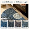 KIMODE Half Circle Kitchen Mats for Floor Cushioned Anti Fatigue,Semi