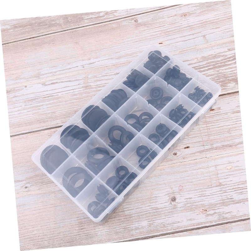 iplusmile 125pcs Rubber Seal Gasket Kit with Box Heat-Resistant Elastic