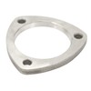 3in 3 Bolt Exhaust Flange Steel Alloy Prevent Leakage Reduce